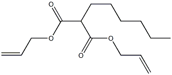  2-Hexylmalonic acid bis(2-propenyl) ester