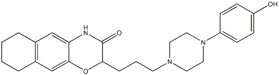 2-[3-[4-(4-Hydroxyphenyl)piperazin-1-yl]propyl]-6,7,8,9-tetrahydro-2H-naphth[2,3-b][1,4]oxazin-3(4H)-one