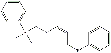 (Z)-5-(Dimethylphenylsilyl)-1-(phenylthio)-2-pentene