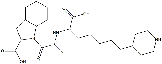 1-[2-[6-(Piperidin-4-yl)-1-carboxyhexylamino]propionyl]-octahydro-1H-indole-2-carboxylic acid