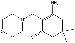 2-(Morpholinomethyl)-3-amino-5,5-dimethyl-2-cyclohexene-1-thione