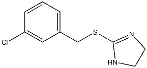 2-[(m-Chlorobenzyl)thio]-2-imidazoline Structure