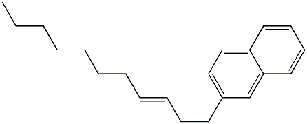 2-(3-Undecenyl)naphthalene Structure