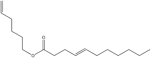 4-Undecenoic acid 5-hexenyl ester Structure