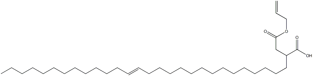 2-(15-オクタコセニル)こはく酸1-水素4-アリル 化学構造式