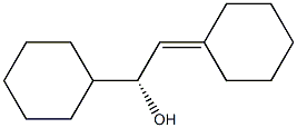 (R)-1-Cyclohexyl-2-cyclohexylideneethanol Struktur