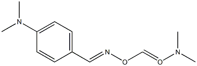 4-(Dimethylamino)benzaldehyde O-dimethylaminocarbonyl oxime,,结构式