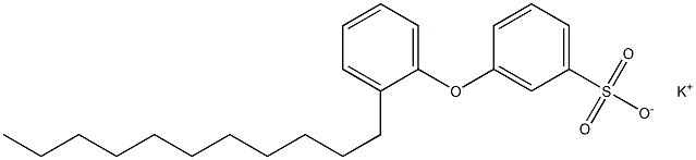 3-(2-Undecylphenoxy)benzenesulfonic acid potassium salt Struktur