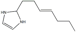2-(3-Heptenyl)-4-imidazoline 结构式
