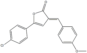  (3E)-3-(4-Methoxybenzylidene)-5-[4-chlorophenyl]furan-2(3H)-one