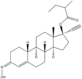  (17S)-3-(Hydroxyimino)-17-ethynylestr-4-en-17-ol 17-(2-methylbutyrate)
