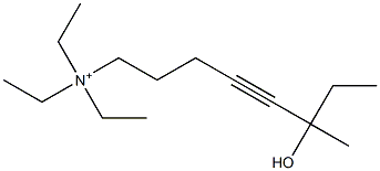 6-Hydroxy-6-methyl-N,N,N-triethyl-4-octyn-1-aminium