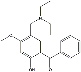 2-Hydroxy-4-methoxy-5-(diethylaminomethyl)benzophenone