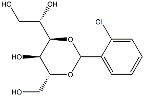 3-O,5-O-(2-Chlorobenzylidene)-D-glucitol Structure