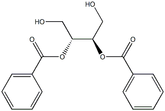(2R,3R)-1,2,3,4-ブタンテトラオール2,3-ジベンゾアート 化学構造式