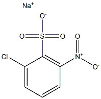2-Chloro-6-nitrobenzenesulfonic acid sodium salt Structure