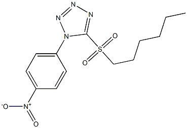  Hexyl 1-(4-nitrophenyl)-1H-tetrazol-5-yl sulfone