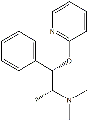 (1R,2S)-1-Methyl-2-(2-pyridinyloxy)-N,N-dimethyl-2-phenylethanamine Structure