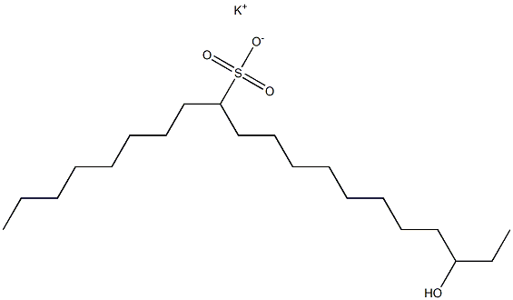 18-Hydroxyicosane-9-sulfonic acid potassium salt