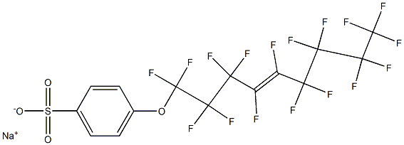 4-[(Heptadecafluoro-4-nonenyl)oxy]benzenesulfonic acid sodium salt|