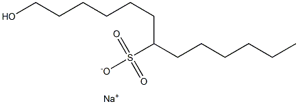 1-Hydroxytridecane-7-sulfonic acid sodium salt