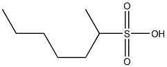 Heptane-2-sulfonic acid Struktur