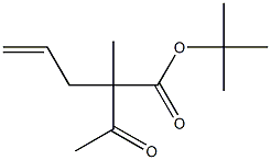 2-Acetyl-2-methyl-4-pentenoic acid tert-butyl ester Structure