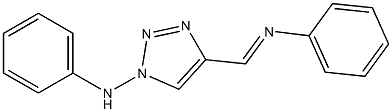  1-Anilino-4-[(phenylimino)methyl]-1H-1,2,3-triazole