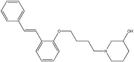 2-[4-(3-Hydroxypiperidino)butoxy]stilbene|