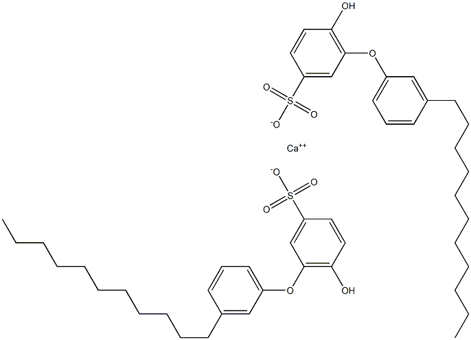 Bis(6-hydroxy-3'-undecyl[oxybisbenzene]-3-sulfonic acid)calcium salt