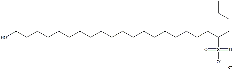  24-Hydroxytetracosane-5-sulfonic acid potassium salt