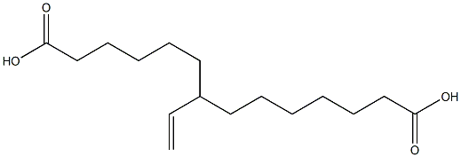 7-Vinyltetradecanedioic acid Structure