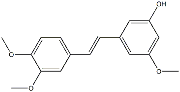  (E)-3',4',5-Trimethoxystilbene-3-ol