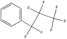 (Heptafluoropropyl)benzene 结构式