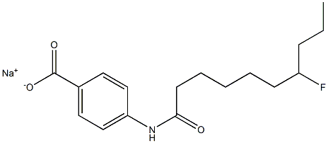 4-[(7-Fluorodecanoyl)amino]benzenecarboxylic acid sodium salt