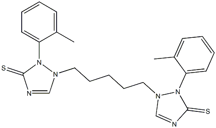 1,1'-(1,5-Pentanediyl)bis[2-(2-methylphenyl)-1H-1,2,4-triazole-3(2H)-thione]