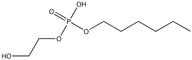 Phosphoric acid hydrogen hexyl 2-hydroxyethyl ester