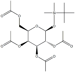 tert. Butyldimethylsilyl 2,3,4,6 - Tetra-O-acetyl-beta-D-galactopyranoside