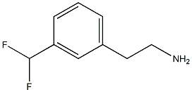 BENZENEETHANAMINE, 3-(DIFLUOROMETHYL)- Struktur