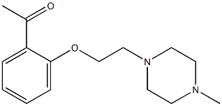 1-(2-[2-(4-METHYL-PIPERAZIN-1-YL)-ETHOXY]-PHENYL)-ETHANONE Struktur