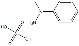 1-甲基-1-苯肼硫酸盐, , 结构式