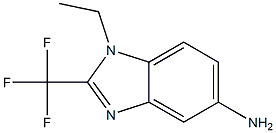 1-Ethyl-2-trifluoromethyl-1H-benzoimidazol-5-ylamine Structure