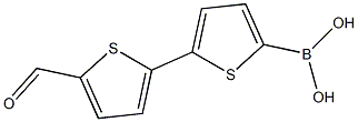 5'-ホルミル-2,2'-ビチオフェン-5-ボロン酸 化学構造式