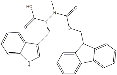 Fmoc-Nalpha-methyl-D-tryptophan Structure