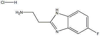 2-(5-Fluoro-1H-benzoimidazol-2-yl)-ethylaminehydrochloride 结构式
