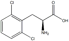 D-2,6-二氯苯丙氨酸, , 结构式