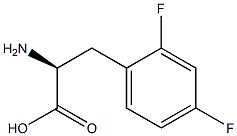 L-2,4-二氟苯丙氨酸, , 结构式