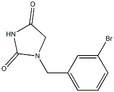 1-(3-Bromobenzyl)imidazolidine-2,4-dione Structure