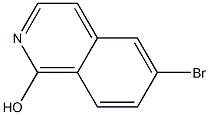 6-溴异喹啉-1-醇 结构式