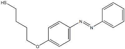4-{4-[(E)-phenyldiazenyl]phenoxy}butane-1-thiol Structure